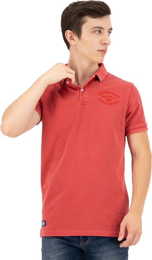 Superdry Vintage Superstate Polo Met Korte Mouwen Rood L Man