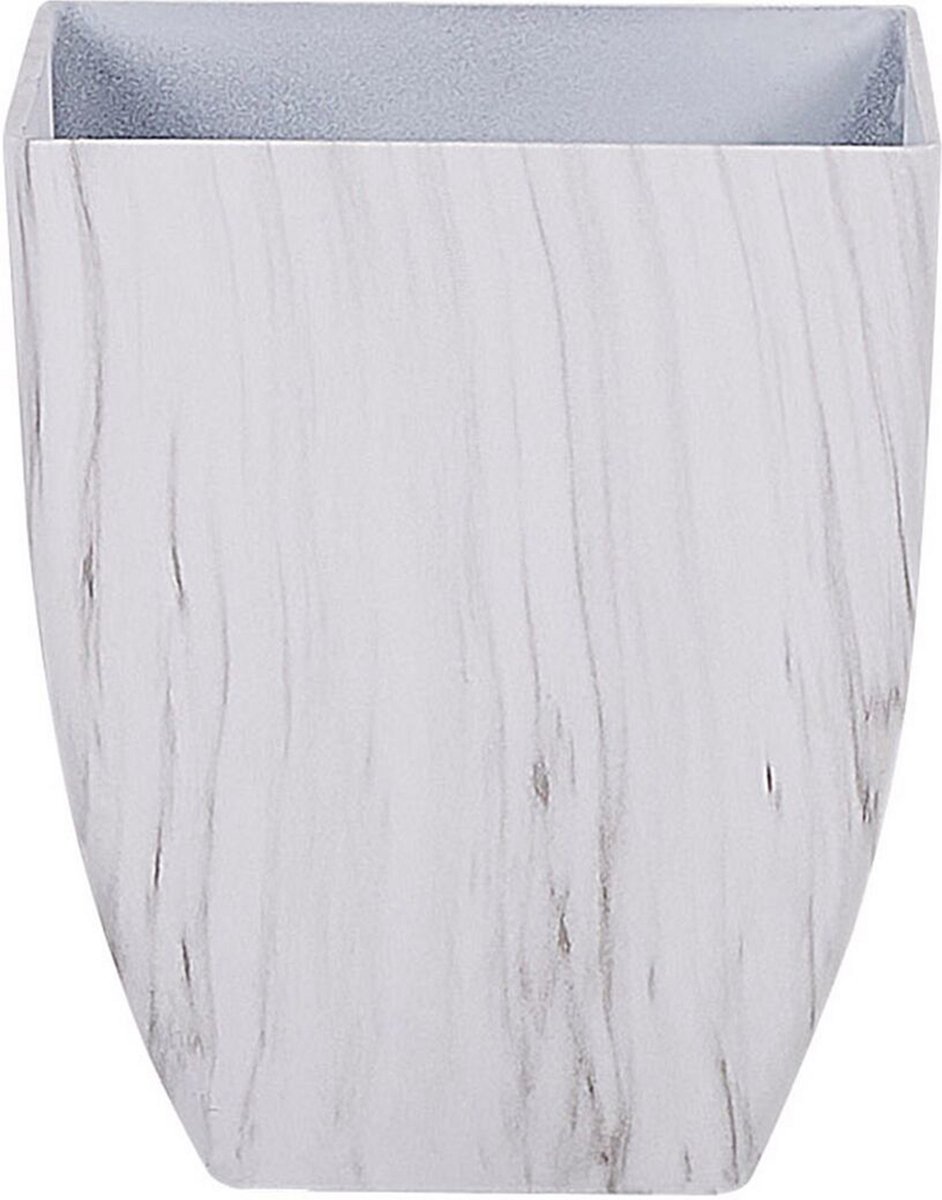 BELIANI MIRO - Bloempot - Wit - 28 cm - Stenenmix