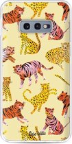 Casetastic Samsung Galaxy S10e Hoesje - Softcover Hoesje met Design - Wild Cats Print