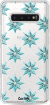 Casetastic Softcover Samsung Galaxy S10 Plus - Statement Flowers Blue