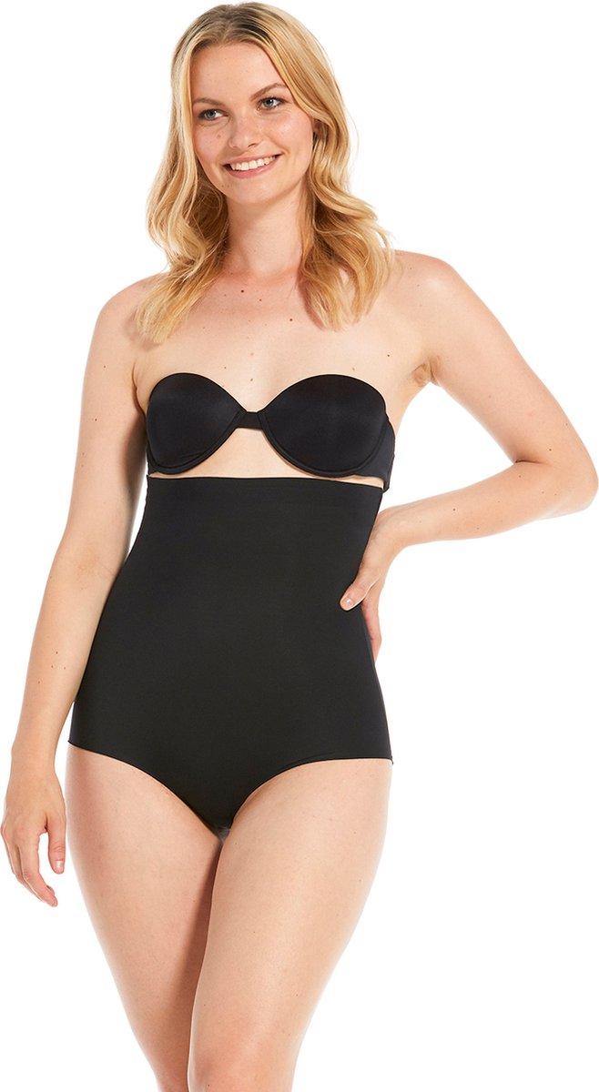 MAGIC Bodyfashion Maxi Sexy Hi-Brief Dames Corrigerend ondergoed - Zwart Black