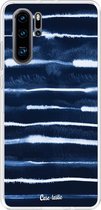 Casetastic Huawei P30 Pro Hoesje - Softcover Hoesje met Design - Electrical Navy Print