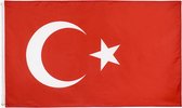 VlagDirect - Turkse vlag - Turkije vlag - 90 x 150 cm.