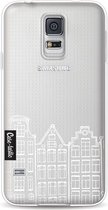 Casetastic Softcover Samsung Galaxy S5  - Amsterdam Canal Houses White