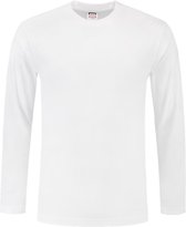 Tricorp t-shirt lange mouw - Casual - 101006 - wit - maat XL