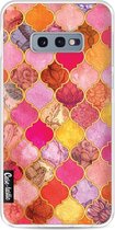 Casetastic Samsung Galaxy S10e Hoesje - Softcover Hoesje met Design - Pink Moroccan Tiles Print