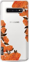 Casetastic Softcover Samsung Galaxy S10 Plus - Orange Autumn Flowers