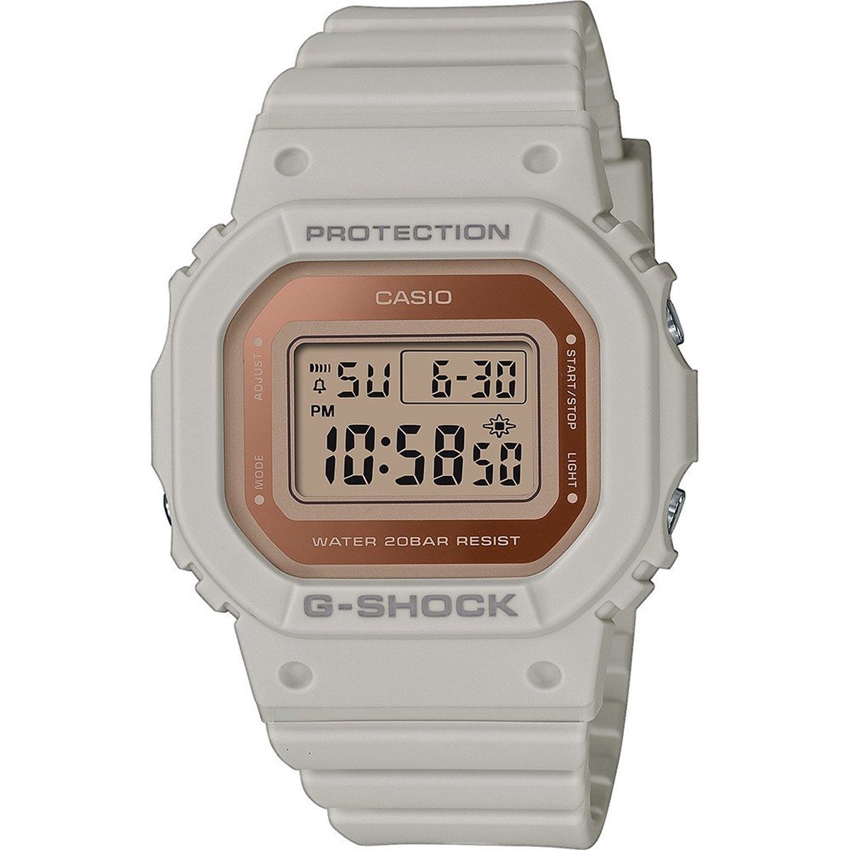 Casio G-Shock GMD-S5600-8ER Classic Heren Horloge Wit - Ø 40,5 mm
