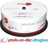 Primeon 2761253 lege dvd 8,5 GB DVD+R DL 25 stuk(s)