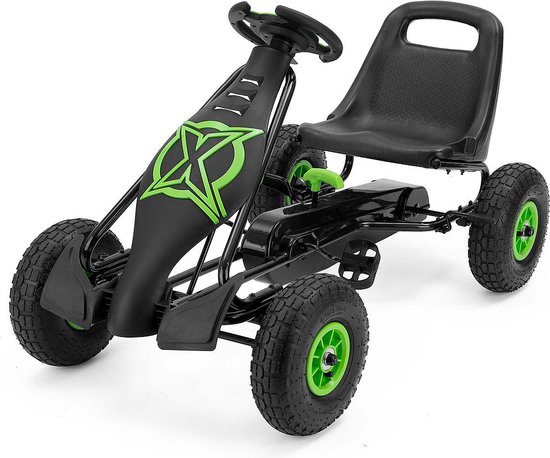 Xootz Skelter Go Kart Zwart/groen