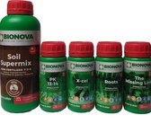 Bio Nova Starter Set Soil Supermix met additieven 250 ml - Alles wat je nodig hebt voor de gehele groei- en bloeicyclus
