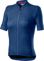 Castelli Fietsshirt korte mouwen Dames Blauw  - PROMESSA JACQUARD JERSEY AGATE BLUE -   M
