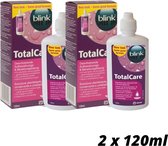 Solution TotalCare - 2 x 120 ml - solution pour lentilles de contact - pack économique