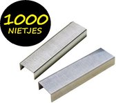 Nietjes - 1000 Stuks - 24/6 Standaard - Verzinkt - geschikt voor een Bureau Nietmachine