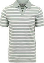 Suitable - Prestige Mas Polo Groen - Modern-fit - Heren Poloshirt Maat L