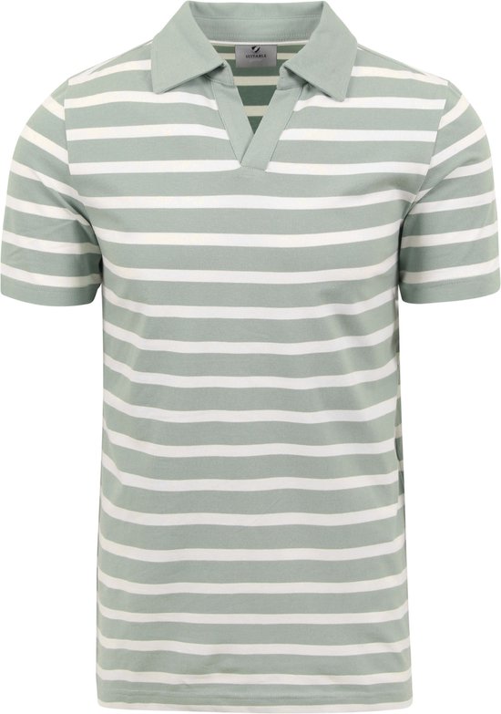 Suitable - Prestige Mas Polo Groen - Modern-fit - Heren Poloshirt