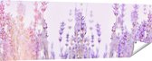 Gards Tuinposter Paarse Lavendel Bloemen - 180x60 cm - Tuindoek - Tuindecoratie - Wanddecoratie buiten - Tuinschilderij