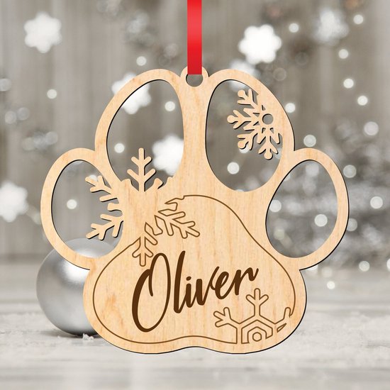 Personalised Dog Christmas Tree Decoration/teckel/ kerst/kerstboom  ornaments/ Name... | bol.com