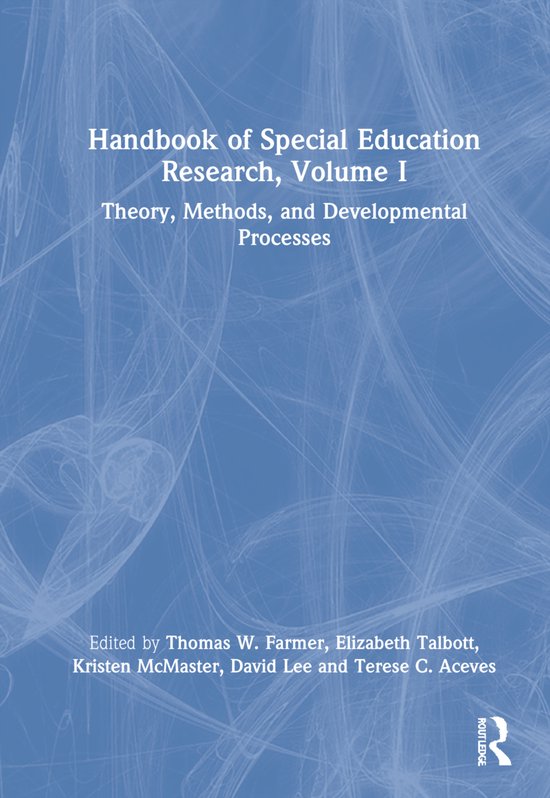 Handbook of Special Education Research, Volume I - cover