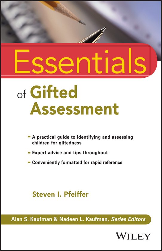 Essentials Of Gifted Assessment - cover