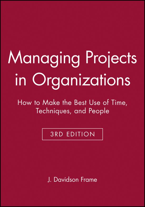 Managing Projects in Organizations - cover