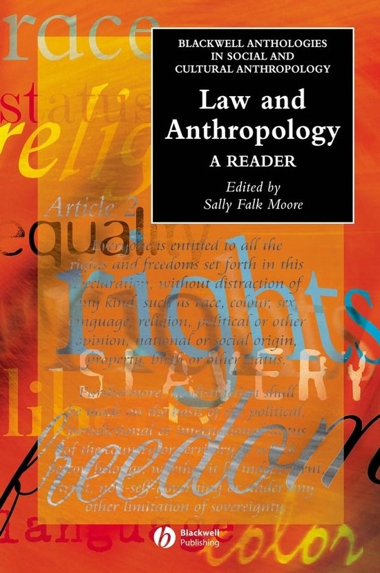 Law & Anthropology A Reader - cover