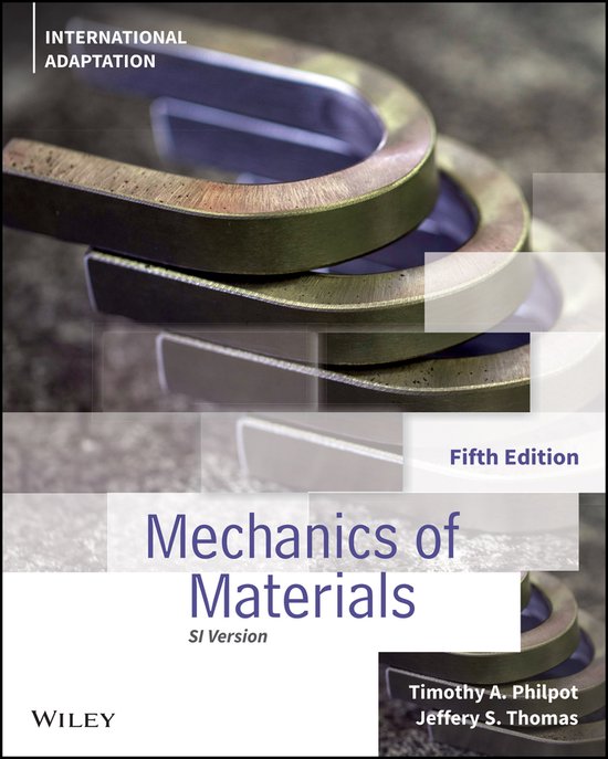 Mechanics of Materials, International Adaptation 9781119859970