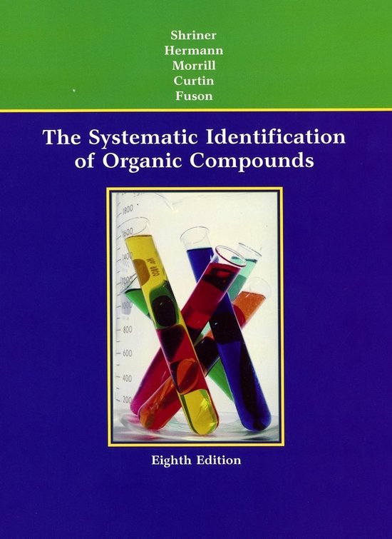 The Systematic Identification of Organic Compounds - cover