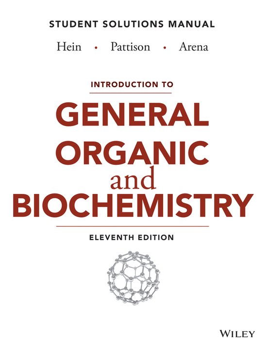 Introduction to General, Organic, and Biochemistry Student S ... - cover