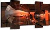 Peinture sur toile Moderne | Marron, jaune, noir | 120x65 5 Liège