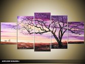Peinture acrylique Nature | Violet | 150x70cm 5Liège peint à la main