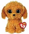 foto van Ty - Knuffel - Beanie Boos - Golden Doodle Dog - 15cm Emma