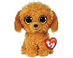 Ty Beanie Boo's Noodles - Golden Doodle Dog knuffel van 15 cm