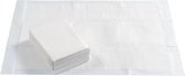 Incontinentie bed onderleggers - Wegwerp onderleggers - 60x90 cm - 10 stuks - Matrasbeschermers - kleur Wit