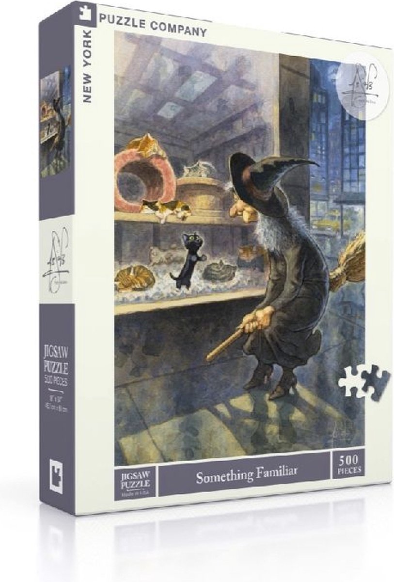 New York Puzzle Company Puzzel Something Familiar - 500 stukjes