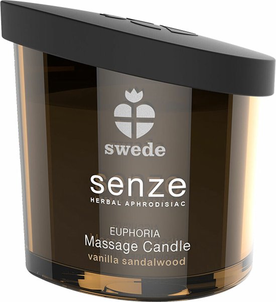 Foto: Swede senze euphoria massage candle vanilla sandalwood 50 ml