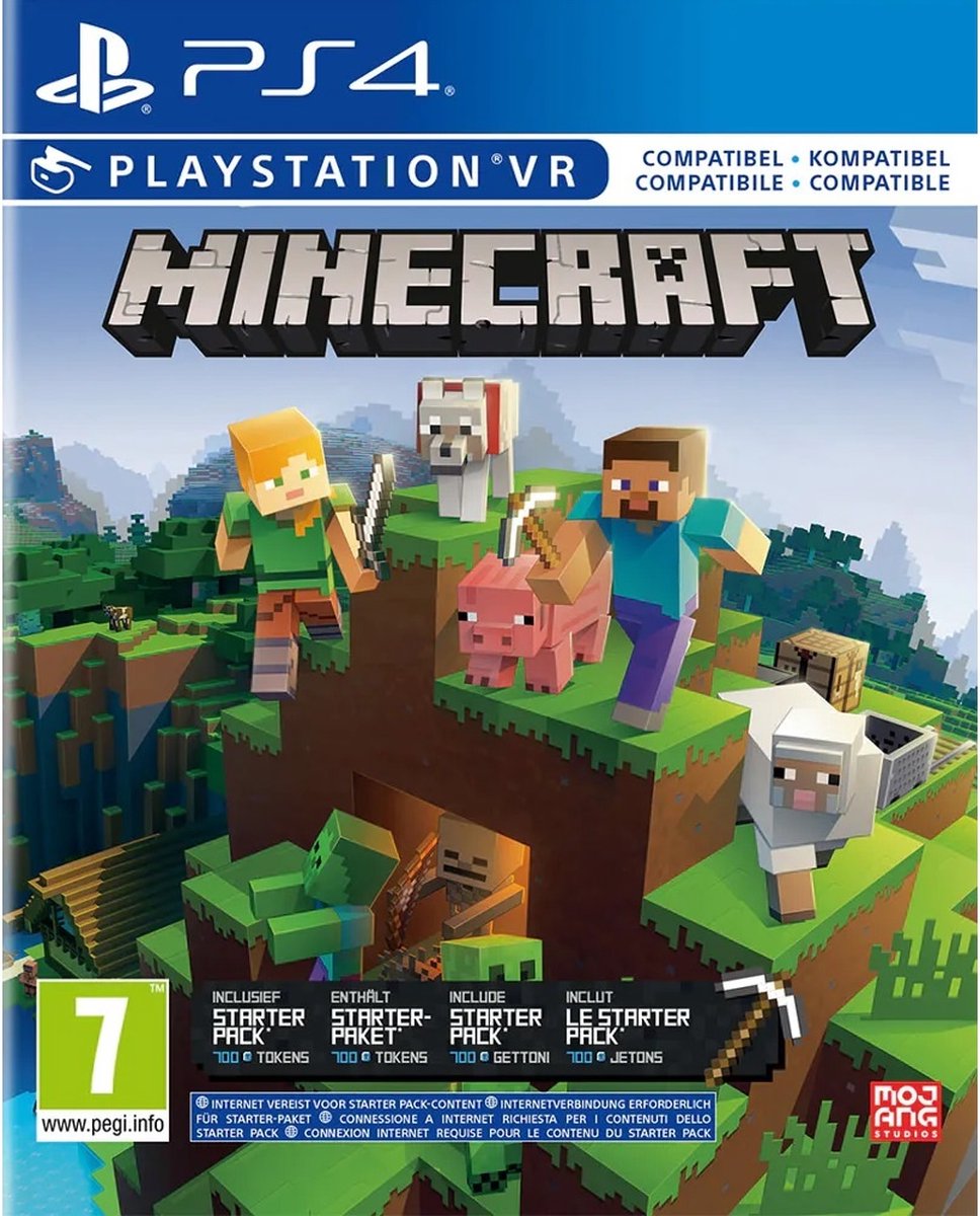 Minecraft PS4 Edition, Jeux