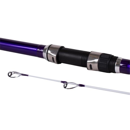 X2 Rocketeer Surf - 3-Delig - 100-225g - 4.20m - Strandhengel - Carbon - Zeevis - Paars — afbeelding 3