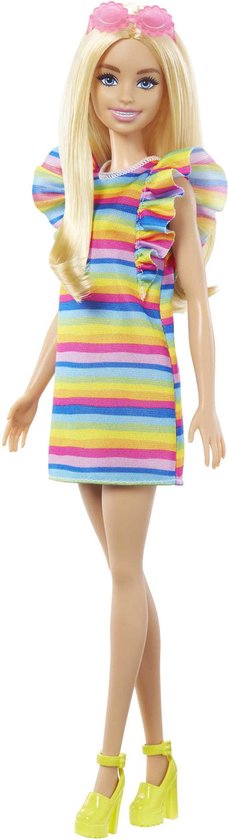 Barbie Fashionistas - Gestreepte jurk - Barbiepop