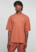 Urban Classics - Organic Oversized Sleeve Heren T-shirt - 3XL - Oranje