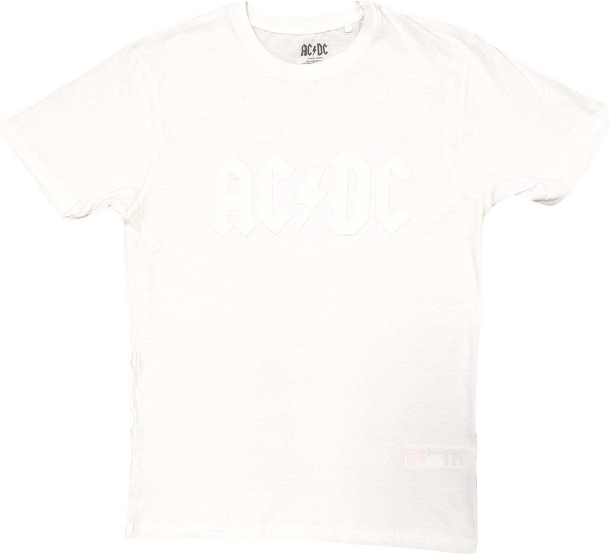 AC/DC - Logo Heren T-shirt - S - Wit