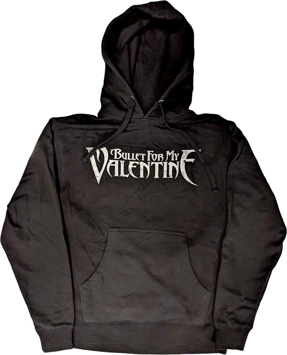 Bullet For My Valentine - Logo & Raven Hoodie/trui - M - Zwart