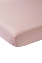 Meyco Baby Uni hoeslaken ledikant - old pink - 60x120cm