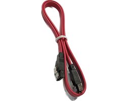 High speed sata 3.0 kabel rood met slot 50cm recht sata III