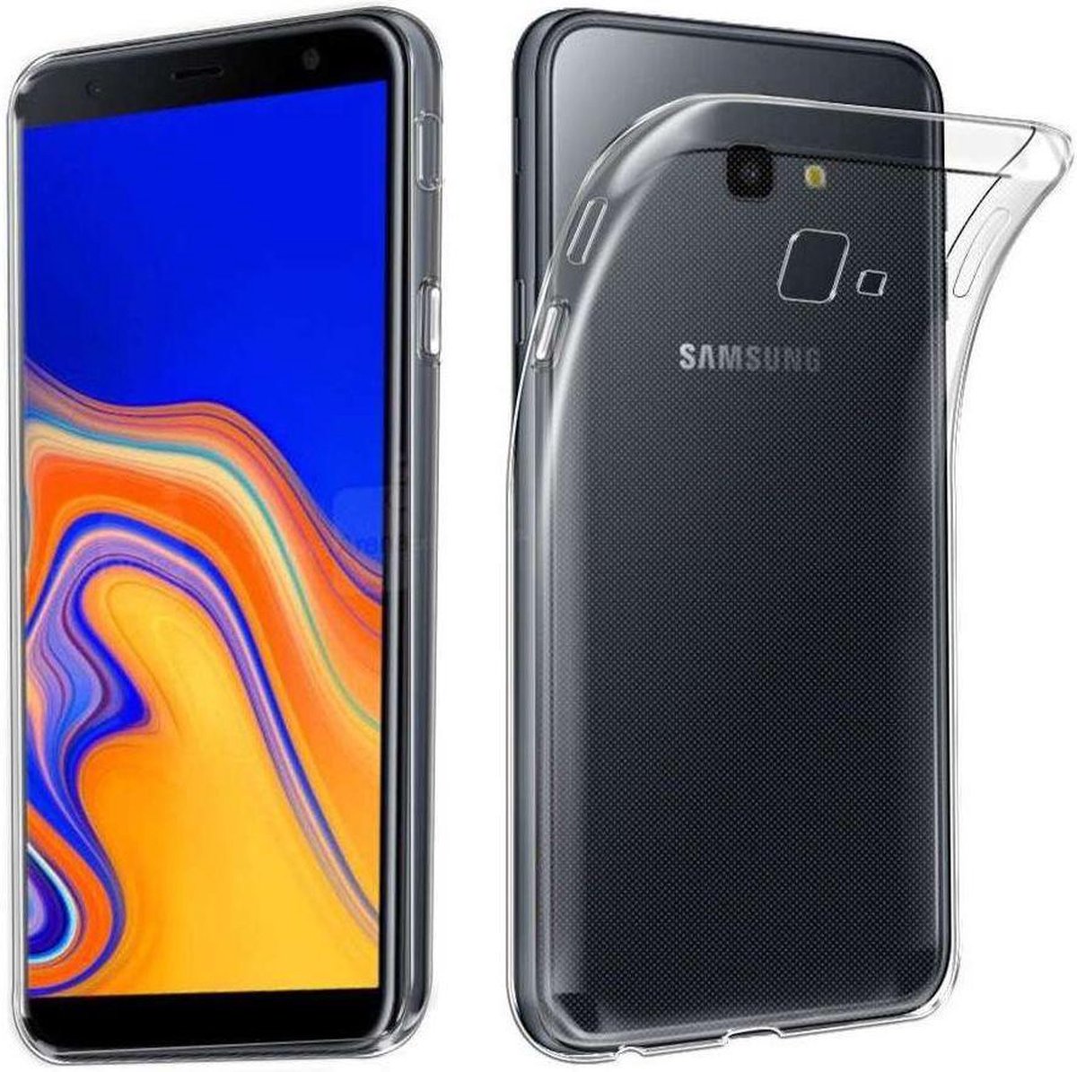 Verstelbaar Super goed Vrijstelling Samsung Galaxy J4 Plus Hoesje Dun TPU Transparant | bol.com