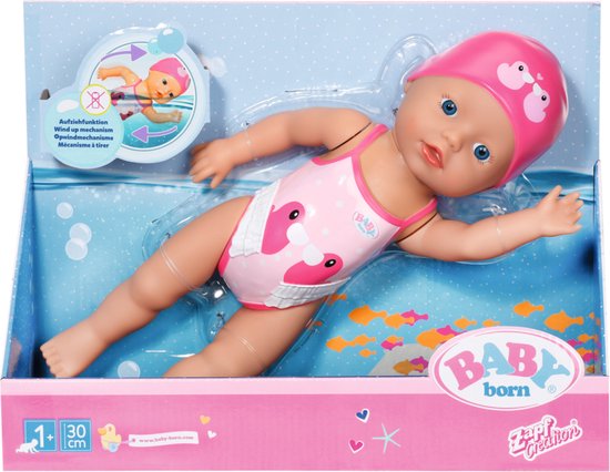 Diplomatieke kwesties Oh jee Kwaadaardige tumor BABY born My First Swim Girl - Babypop 30 cm | bol.com