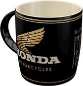 Koffie Mok / Beker / Tas - Honda Motorcycles Black / Gold