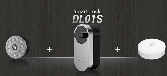 Ezviz DIY Lock Elektrisch deurslot - Slim deurslot - Wifi-module A3 - Toegang op afstand - Keypad - Wit - EZVIZ