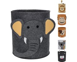 Speelgoedmand Kinderen – Opbergmand Kinderkamer – Speelgoed opbergen – Speelgoedkist - Olifant