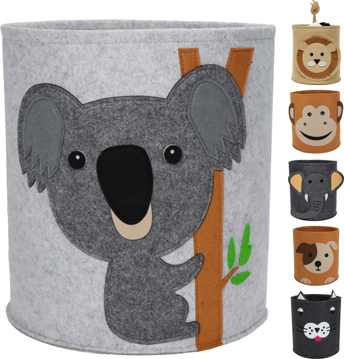Speelgoedmand Kinderen – Opbergmand Kinderkamer – Wasmand Kinderkamer – Speelgoed Kist - Koala
